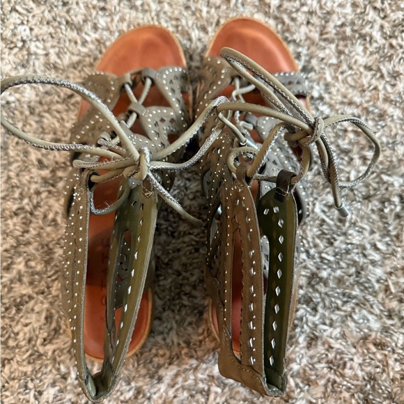 1. State Green Sandals with Elegant Design - Picture 1 of 9